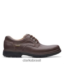 Clarks homens clarks rockie lo gtx marrom RJZRN4498 marrom