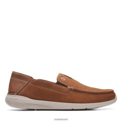 Clarks homens Clarks tan nobuck RJZRN6831 nobuck bronzeado