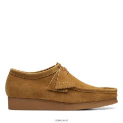 Clarks homens clarks wallabee carvalho camurça peluda RJZRN6770 camurça peluda de carvalho