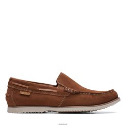 Clarks homens cola camurça clarks noonan step RJZRN3451 camurça cola