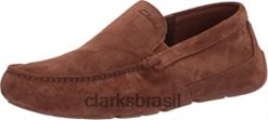 Clarks homens cola suede masculino markman pladriving estilo loafer clarks RJZRN2508 camurça cola