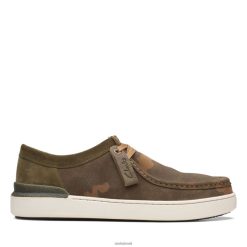 Clarks homens combi azeitona escura clarks tribunal lite wally RJZRN3520 combinação de azeitona escura