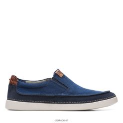 Clarks homens combinação da marinha clarks gereld step combinação da marinha RJZRN6819 combinação da marinha