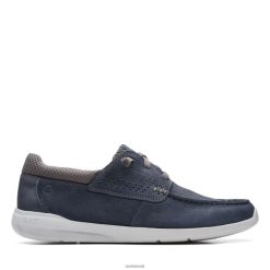 Clarks homens gorwmoc clarks nobuck azul marinho RJZRN3455 nobuck marinho