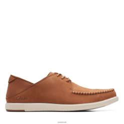 Clarks homens gravata clarks bratton marrom escuro nobuck RJZRN3736 nobuck bronzeado escuro