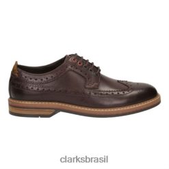 Clarks homens limite de pitney de castanha de clarks RJZRN4497 castanha