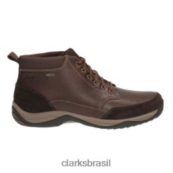 Clarks homens mahoga ny clarks baystone top gtx RJZRN4376 mogno