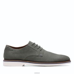 Clarks homens malwood clarks nobuck verde-oliva liso RJZRN3710 nobuk oliva