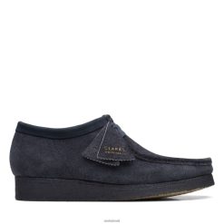 Clarks homens marinha clarks wallabee RJZRN3611 marinha