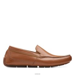 Clarks homens markman clarks couro tan RJZRN3757 couro bronzeado