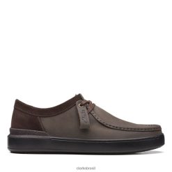 Clarks homens marrom clarks tribunal lite wally marrom RJZRN5555 marrom