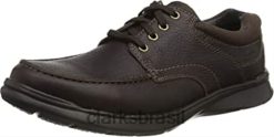 Clarks homens marrom marrom oleoso clarks masculino cotrell edge oxford RJZRN2184 marrom marrom oleoso
