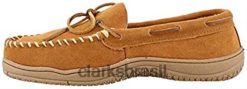 Clarks homens mocassim masculino canela clarks RJZRN27 canela