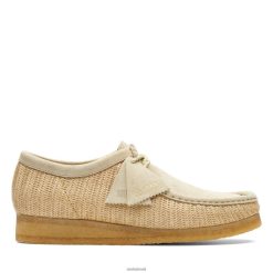 Clarks homens natural int clarks wallabee RJZRN3731 natural