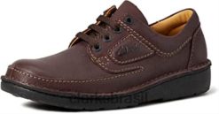 Clarks homens natureza masculina ii oxford flat clarks marrom RJZRN2175 marrom