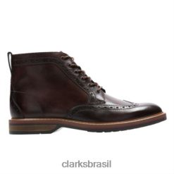 Clarks homens pitney rise clarks castanha RJZRN4381 castanha