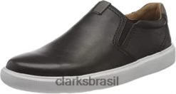 Clarks homens sapato cambro masculino clarks preto RJZRN914 couro preto