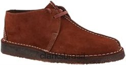 Clarks homens sapato clarks masculino camurça bordô no deserto RJZRN211