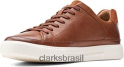 Clarks homens sapato masculino un costa tie clarks british tan RJZRN573 bronzeado britânico