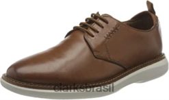 Clarks homens tênis brant masculino clarks marrom RJZRN2743 marrom