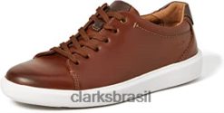 Clarks homens tênis cambro low masculino marrom clarks RJZRN974 marrom