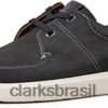 Clarks homens tênis cambro masculino clarks preto RJZRN847 preto
