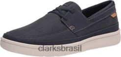 Clarks homens tênis cantal lace masculino clarks azul RJZRN2623 azul