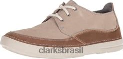 Clarks homens tênis gosler edge masculino sand camurça clarks RJZRN406 camurça de areia