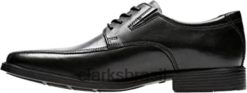 Clarks homens tênis tilden walk masculino oxford clark preto RJZRN2303 couro preto