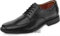 Clarks homens tilden walk derby clarks masculino preto RJZRN2263