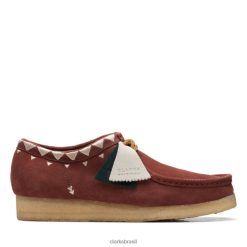 Clarks homens wallabee ruivo clarks ruivos RJZRN5636 ruivo