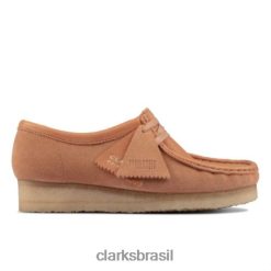 Clarks mulheres arenito combinado clarks wallabee RJZRN3963 combinação de arenito