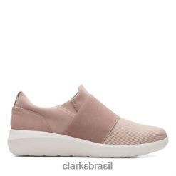 Clarks mulheres banda kayleigh clarks rosa combi RJZRN3909 combinação rosa