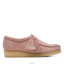 Clarks mulheres blush rosa lea clarks wallabee RJZRN3184 blush rosa lea