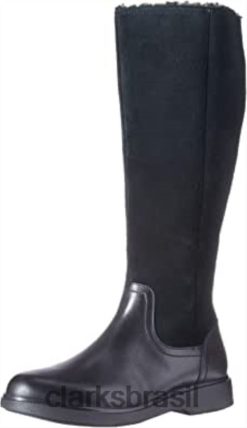 Clarks mulheres bota clarks feminina un elda hi fashion RJZRN1163