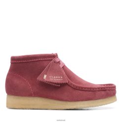 Clarks mulheres bota clarks wallabee rosa RJZRN3147 rosa