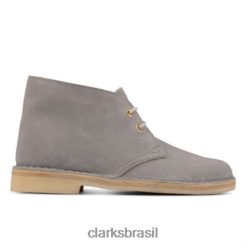 Clarks mulheres bota deserto clarks azul cinza camurça RJZRN4175 camurça cinza azul