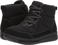 Clarks mulheres bota feminina preta clarks cabrini cove RJZRN2427 preto
