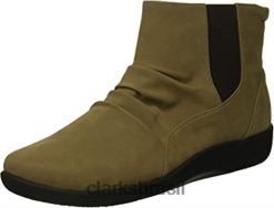 Clarks mulheres bota feminina sillian rima clarks sage sintética RJZRN2703 sábio sintético