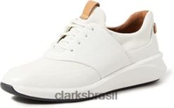 Clarks mulheres branco couro branco feminino un rio lace derbys clarks RJZRN604 couro branco branco