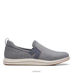 Clarks mulheres brisa cinza escuro bali cinza escuro clarks RJZRN6340 cinza escuro