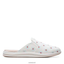 Clarks mulheres brisa costa lona natural lona natural clarks RJZRN6534 tela natural