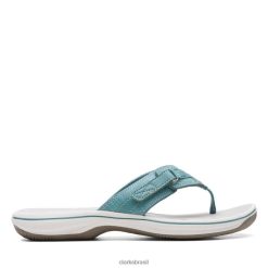 Clarks mulheres brisa mar azul-petróleo clarks azul-petróleo RJZRN6453 cerceta