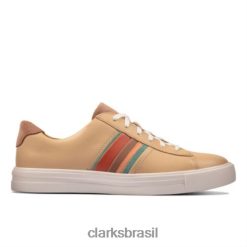 Clarks mulheres bronzeado claro combi un maui band clarks RJZRN3892 combinação bronzeado claro
