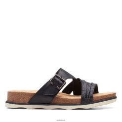 Clarks mulheres brynn esperança clarks de couro preto RJZRN3324 couro preto