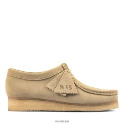 Clarks mulheres camurça de bordo clarks wallabee camurça de bordo RJZRN5123 camurça de bordo