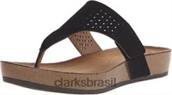 Clarks mulheres chinelo clarks aeron logan feminino RJZRN1972