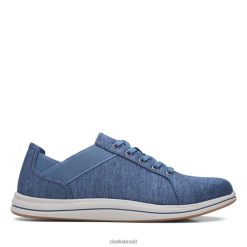 Clarks mulheres clarks azul escuro brisa céu azul escuro RJZRN6313 azul escuro