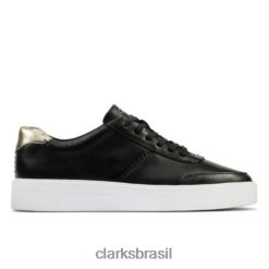 Clarks mulheres Clarks Black Combi Hero Caminhada RJZRN3953 combinação preta