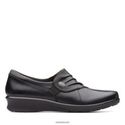 Clarks mulheres Clarks Black Hope Roxanne Preto RJZRN5057 preto